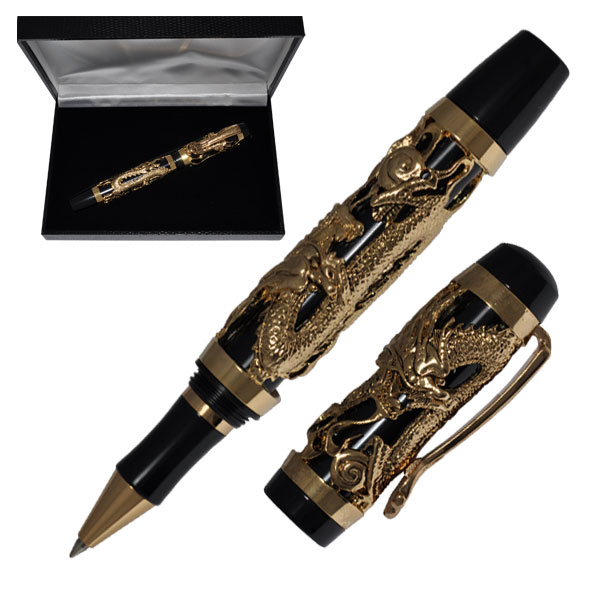 Gold Dragon Roller Pen