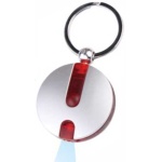 Round LED Light Keychain
