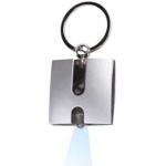 Square LED Light Keychain