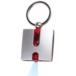 Square LED Light Keychain