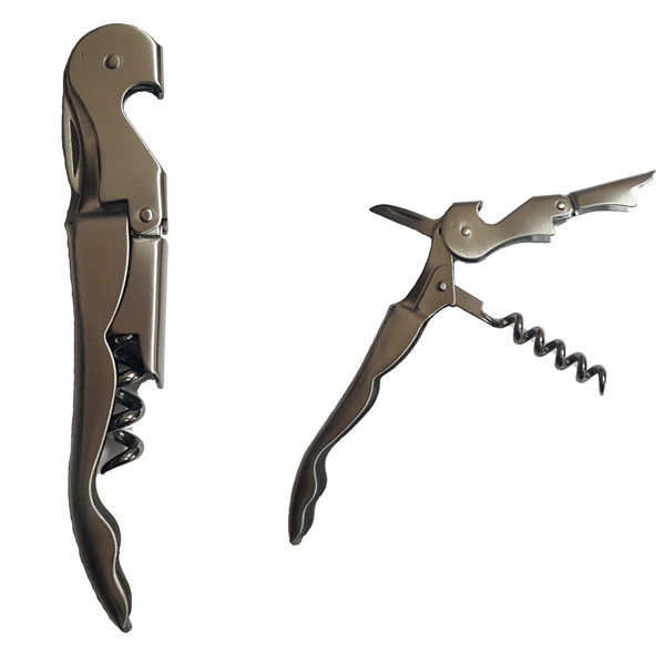 Metal Wine and Bottle Opener